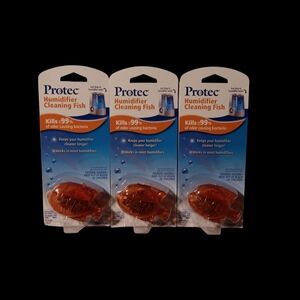 3 New Protec Humidifier Cleaning Fish - Keep Your Humidifer 99% Free of Bacteria